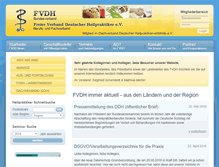 Tablet Screenshot of fvdh.de